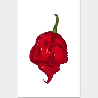 Chili Pepper Carolina Reaper Posters and Art